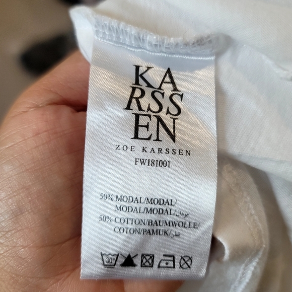 Zoe Karssen “You’ll Do” White Tshirt w/ Red Heart Design Size XSmall - Picture 9 of 10